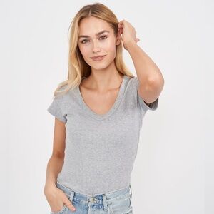 Gray Short Sleeve Women's Tee